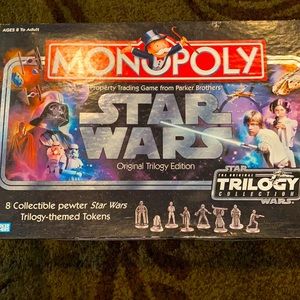 👨‍👩‍👧‍👧 Star Wars Original Trilogy Edition Monopoly Game